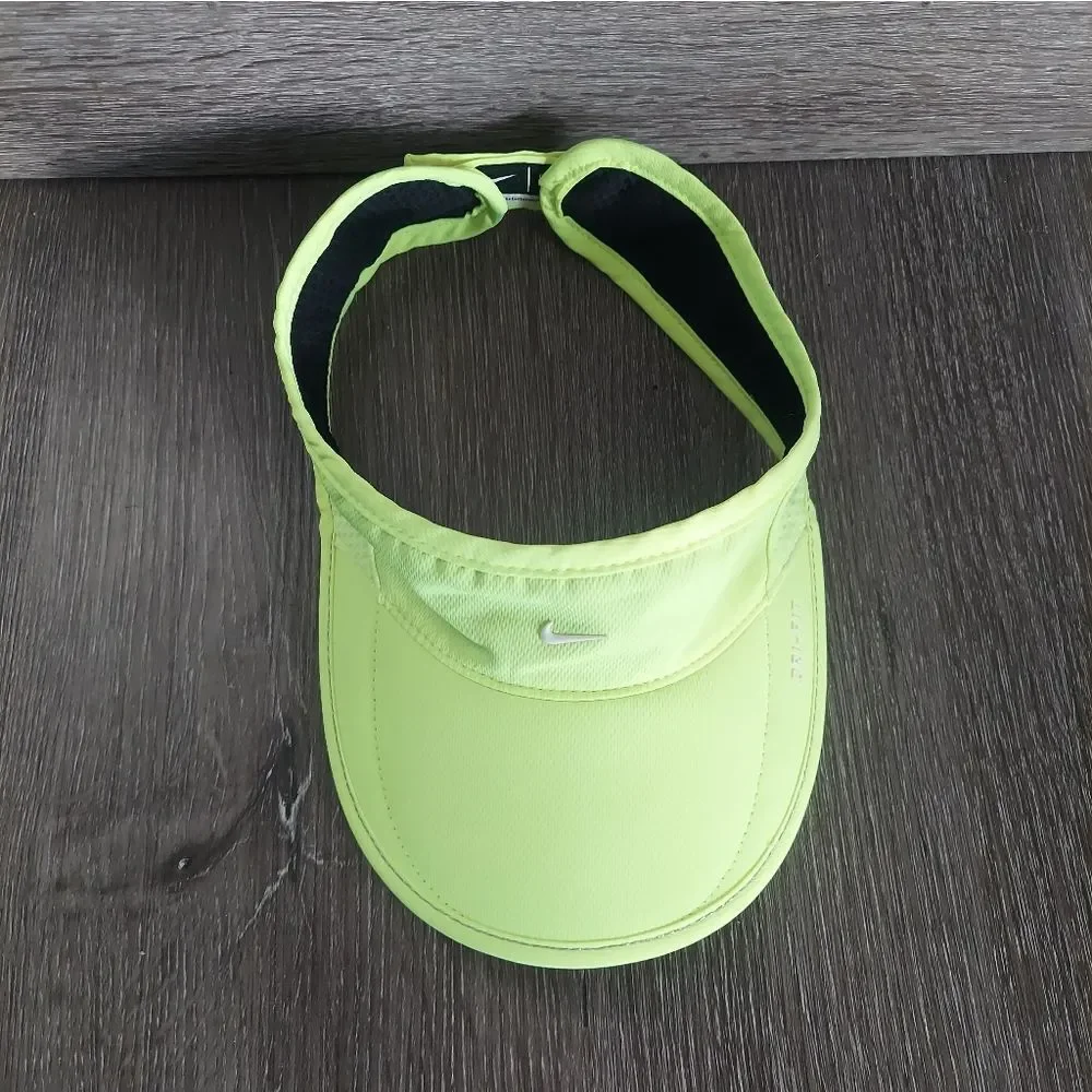 Nike Day Break Golf Sun Visor Cap Green One Size Adjustable Strap Blank